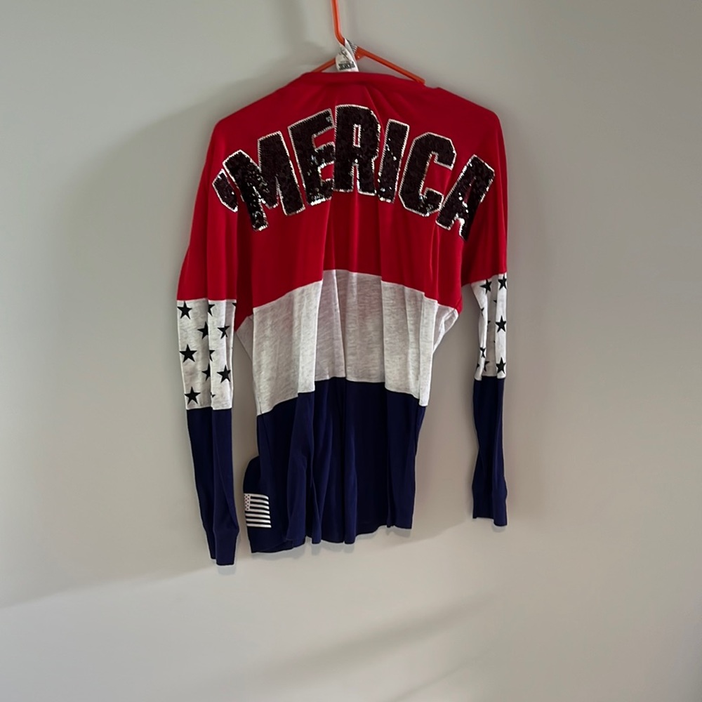 VS Pink American flag shirt